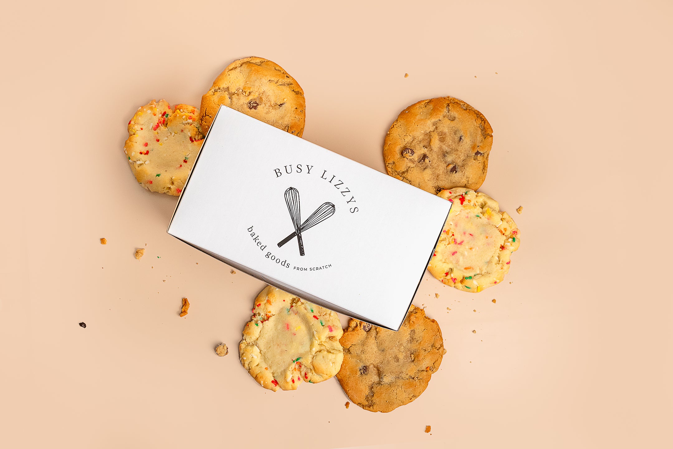 Half Dozen Box of Cookies | Busy Lizzy's Baked Goods